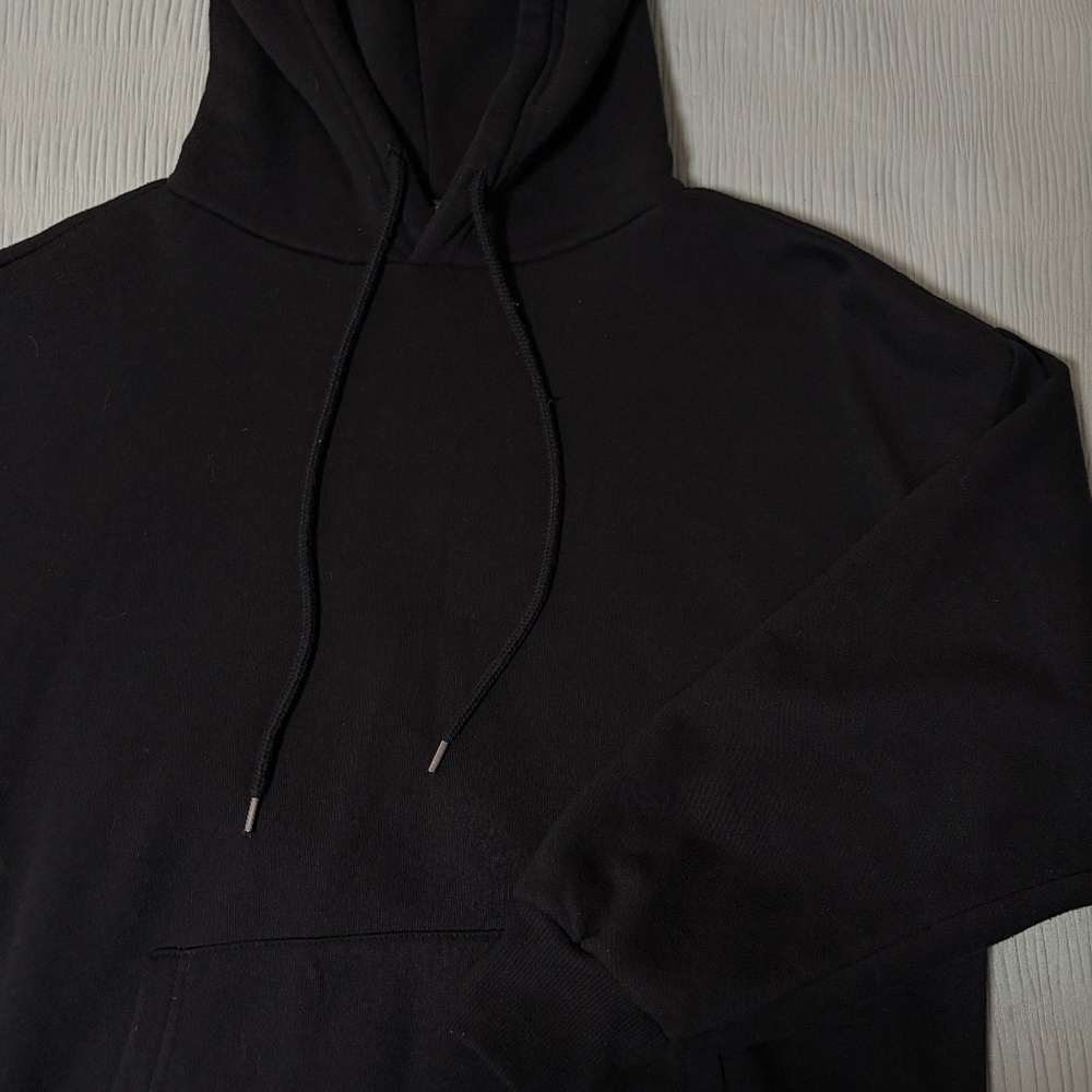 black hoodie